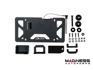 Front License Plate Mount - D-Ring Mount - Quick Release